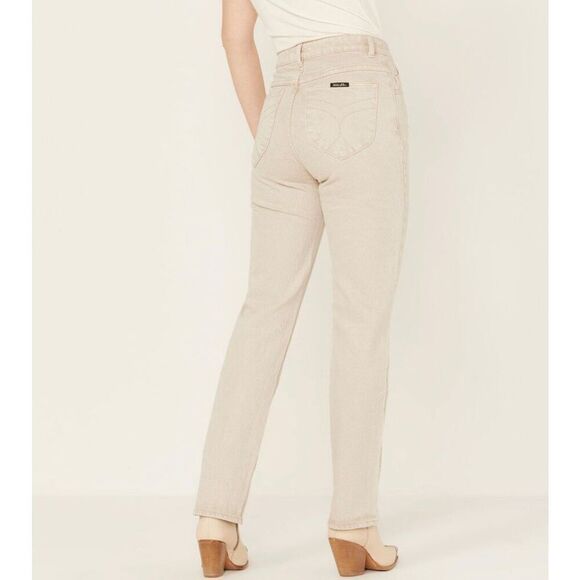 Rolla’s dusters high rise straight tan jeans 28 - Picture 2 of 16